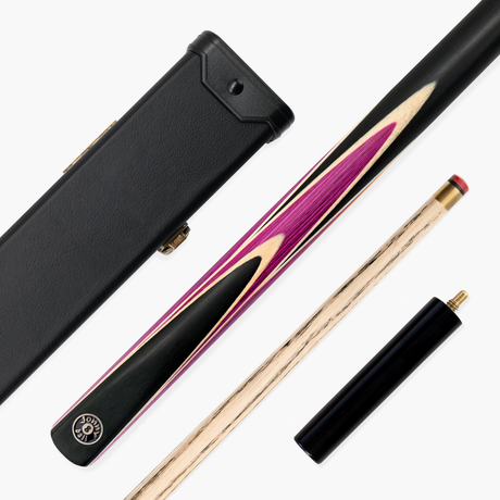 Jonny 8 Ball Sniper 3/4 Pool Cue and Case Set 8mm Tip with Black Hard Case + Mini Butt