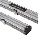 1 Piece Wide Aluminium LOCKABLE LUXURY Snooker Pool Cue Case - Holds 2 Cues