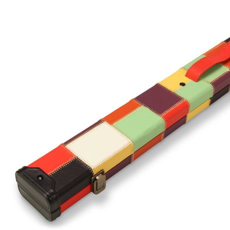 Baize Master Deluxe PATCH 2 Piece Snooker Pool Cue Case with Plastic Ends