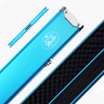 Baize Master SATIN LINE Pro Aluminium 3/4 Luxury Snooker Pool Cue Case – Holds Two ¾ Joint Cues Baize Master