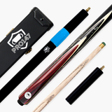 PRO147 Traditional Eclipse 3/4 Joint Snooker and Pool Deluxe Cue, Case and Extensions Set with 9.5mm Green Layered Tip