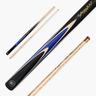 Stan Moody Signed Baize Master Crucible 57" 2 Piece Centre Joint Ash Cue – Crucible Debut Edition - Blue
