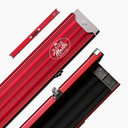 Baize Master Pro Line Wide 3/4 3 Slot Luxury Aluminium Snooker and Pool Cue Case - Holds 2 Cues