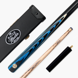 Baize Master Azure Marksman ¾ Joint English Pool Cue and Case Set with 8.5mm Baize Master Blue Pressed Tip