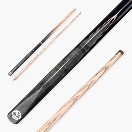 Baize Master 57 Inch CONQUEST 2 Piece Snooker Pool Cue Matching Ash Shaft 9.5mm Tip