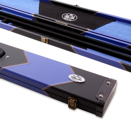 Baize Master 2 Piece 3 SLOT ARROW Snooker Pool Cue Case with Plastic Ends