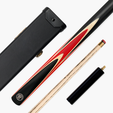 Jonny 8 Ball Sniper 3/4 Pool Cue and Case Set 8mm Tip with Black Hard Case + Mini Butt