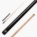 Baize Master CLASSIQUE 57 Inch ¾ Joint Ebony Butt English Pool Cue with Baize Master Pro Impact 8.5mm Tip