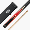 Baize Master CRUCIBLE 2 Piece Snooker and Pool Cue and Case Set with 9.5mm Red Layered Pro Tip