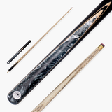 PRO147 Silver Mist ¾ Joint Snooker and Pool Cue with 9.5mm Professional Layered Tip - Hand Finished in the UK