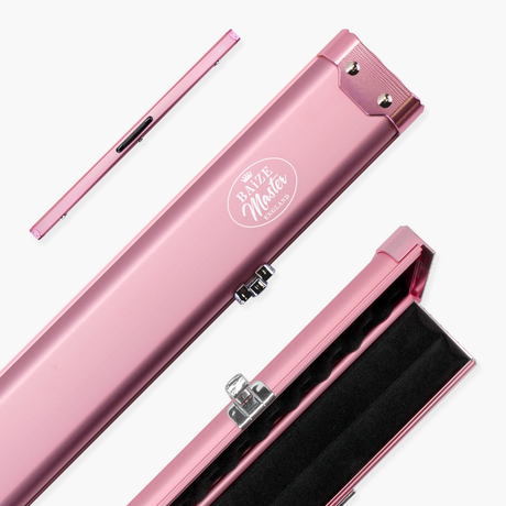Baize Master Summit ¾ 2 Slot Luxury Aluminium Snooker and Pool Cue Case with Chunky Metal Ends – Holds 1 x ¾ Joint Cue + Extensions