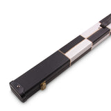 Deluxe 3/4 CHEQUERED Cue Case with Plastic Ends and Horizontal Chalk Compartment
