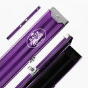 Baize Master Pro Line 3/4 2 Slot Luxury Aluminium Snooker and Pool Cue Case - Holds 1 Cue