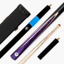 PRO147 Trident 1 Piece Snooker and Pool Cue and Case Set with 9.5mm Layered Tip