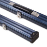 1 Piece Wide Aluminium LOCKABLE LUXURY Snooker Pool Cue Case - Holds 2 Cues