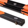 Baize Master 1 Piece ARROW Snooker Pool Cue Case with Plastic Ends - Holds 2 Cues