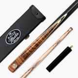 Baize Master Tiger Marksman ¾ Joint English Pool Cue and Case Set with 8.5mm Baize Master Blue Pressed Tip