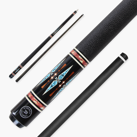 Dynamite Billiards DB4 Nitro Carbon Fiber American Pool Cue – 12.5mm HOW Black Tip – Designed by Darren Appleton