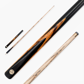Baize Master Ember Centurion 58 Inch 3/4 Joint Hand Spliced Snooker and Pool Cue with 9.5mm Pro Impact Hybrid Tip Baize Master