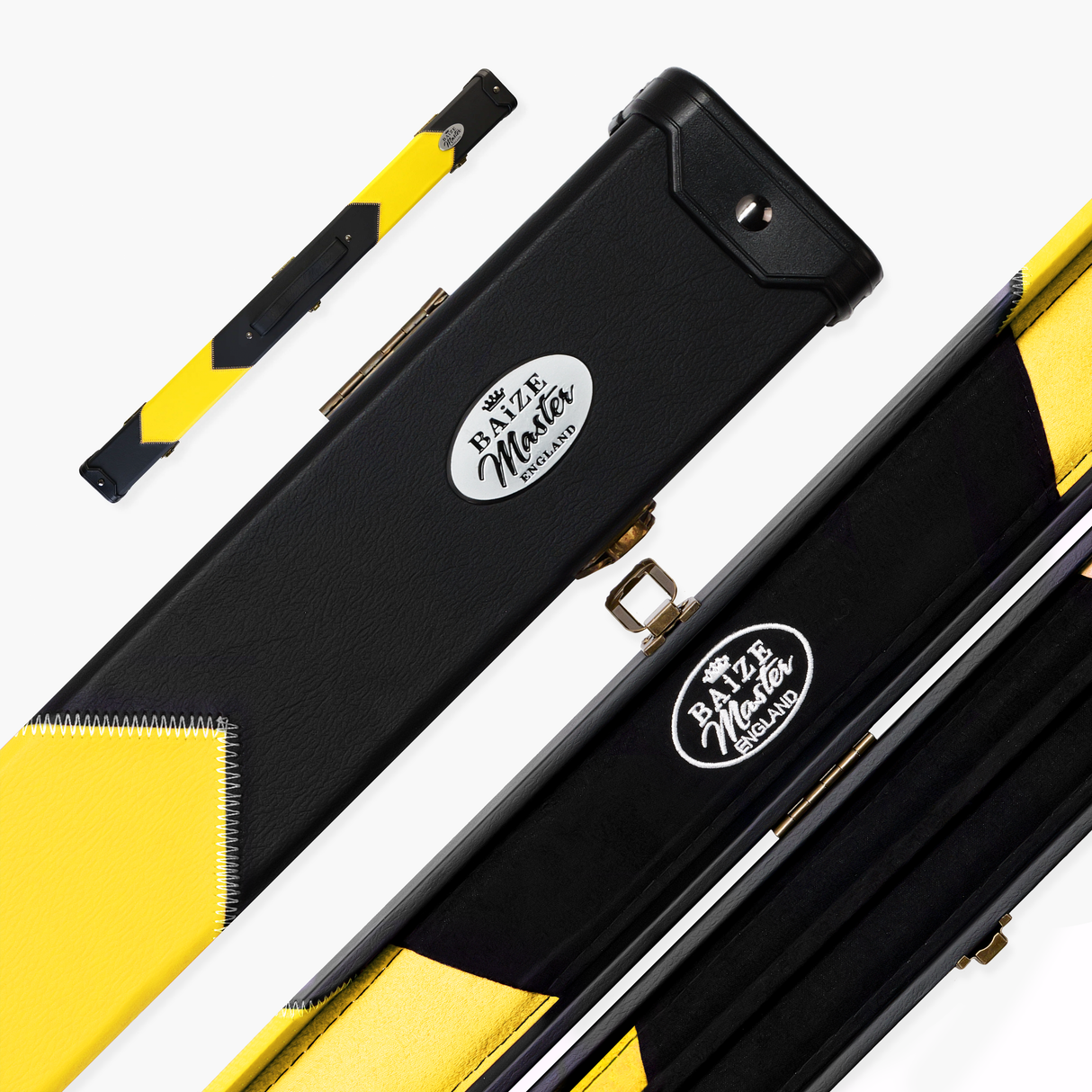 Baize Master Deluxe ARROW 2 Piece Snooker Pool Cue Case with Matching Colour Interior Baize Master