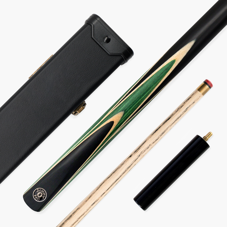 Jonny 8 Ball Sniper 3/4 Pool Cue and Case Set 8mm Tip with Black Hard Case + Mini Butt