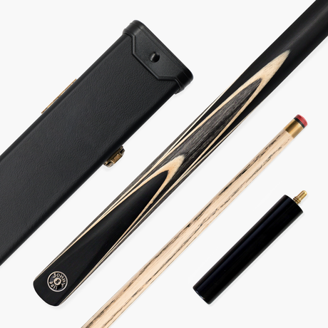 Jonny 8 Ball Sniper 3/4 Pool Cue and Case Set 8mm Tip with Black Hard Case + Mini Butt