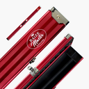Baize Master Pro Line 3/4 2 Slot Luxury Aluminium Snooker and Pool Cue Case - Holds 1 Cue