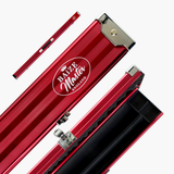 Baize Master Pro Line 3/4 2 Slot Luxury Aluminium Snooker and Pool Cue Case - Holds 1 Cue