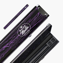 Baize Master Woodgrain 1 Piece 3 Slot Aluminium Snooker and Pool Cue Case - Holds 2 Cues + Extensions