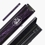 Baize Master Woodgrain 1 Piece 3 Slot Aluminium Snooker and Pool Cue Case - Holds 2 Cues + Extensions