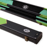 Baize Master 1 Piece ARROW Snooker Pool Cue Case with Plastic Ends - Holds 2 Cues