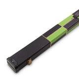 Deluxe 3/4 CHEQUERED Cue Case with Plastic Ends and Horizontal Chalk Compartment