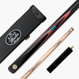 Baize Master Coral Marksman ¾ Joint English Pool Cue and Case Set with 8.5mm Baize Master Blue Pressed Tip