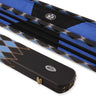 Baize Master 1 Piece DIAMONDS Luxury Round Ends Snooker Pool Cue Case with Studs - Holds 3 Cues