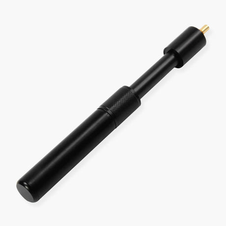 BLACK Short Telescopic Mini Butt Metal Extension - Extends to 10 Inch Baize Master