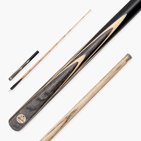 Baize Master G14 Emperor 57 Inch ¾ Professional English Pool Cue 8.5mm with with Hand Fitted PRO SPIN Medium Tip - Hand Finished in the UK by Cue Care Jim using Lynch’s Cue Balm