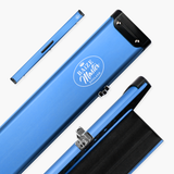 Baize Master Summit ¾ 3 Slot Luxury Aluminium Snooker and Pool Cue Case with Chunky Metal Ends – Holds 2 x ¾ Joint Cues