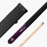 Jonny 8 Ball Purple Torpedo 48 Inch 2 Piece Junior Kids Snooker Pool Cue and Hard Case Set 9.5mm Tip