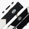 Baize Master Deluxe ARROW 2 Piece Snooker Pool Cue Case with Matching Colour Interior Baize Master