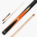 Baize Master 3/4 CRUCIBLE Hand Spliced 57 Inch Ash Snooker Pool Cue with 9.5mm Tip + Mini Butt Extension