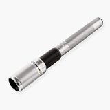 Baize Master SILVER MINI Flash Light Metal Push On Extension for American Pool Cues Baize Master