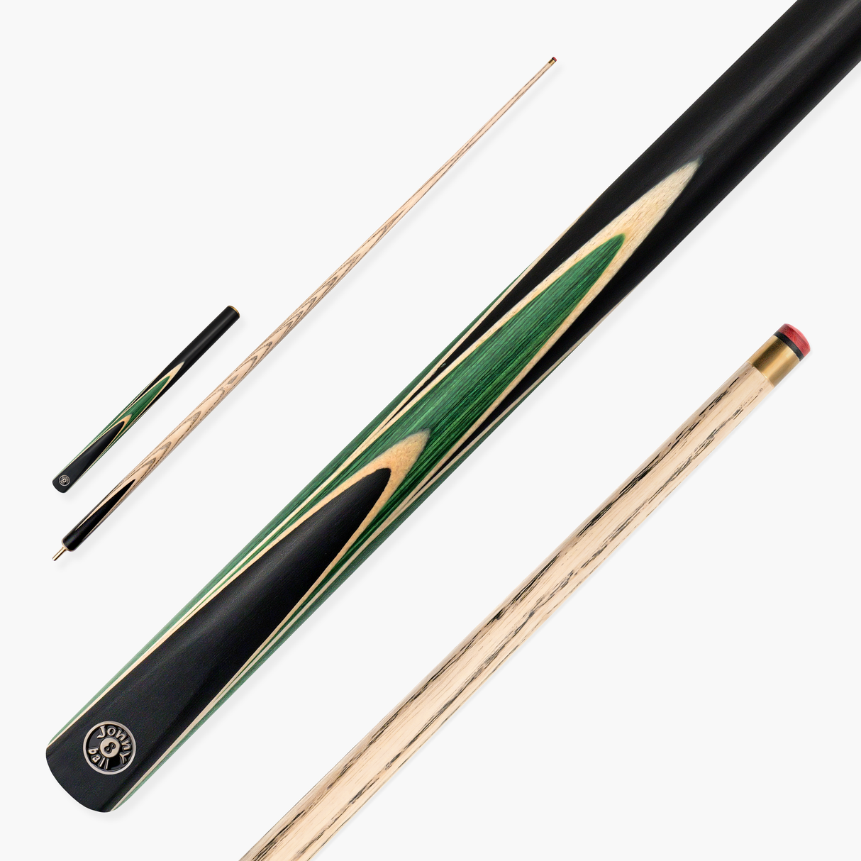 Jonny 8 Ball 3/4 SNIPER 57 Inch Ash English Pool Cue with 8mm Layered Pro Tip