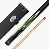 Baize Master CRUCIBLE 2 Piece Snooker and Pool Cue and Case Set with 9.5mm Red Layered Pro Tip