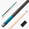 Jonny 8 Ball IRONWEAVE 2 Piece American Pool Cue with 12.5mm Layered Leather Tip