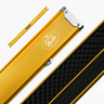 Baize Master SATIN LINE One Piece Luxury Snooker Pool Cue Case - Holds 3 Cues Cue & Case
