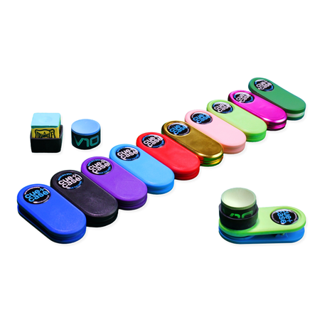 Cue + Case Twin Magnetic Square and Round Snooker and Pool Chalk Holder Cue + Case