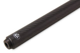 Baize Master Limited Edition MATTE BLACK CARBON FIBER 58 Inch 2 Piece Centre Joint Low Deflection English Pool Cue with 8.5mm Tip