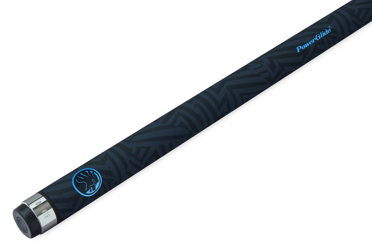 PowerGlide Quanta 57 Inch 2 Piece Carbon Fiber Low Deflection Pool Cue 10mm Tip