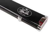 Baize Master 3/4 Black Luxury Snooker Pool Cue Case - Holds Two 3/4 Joint Cues