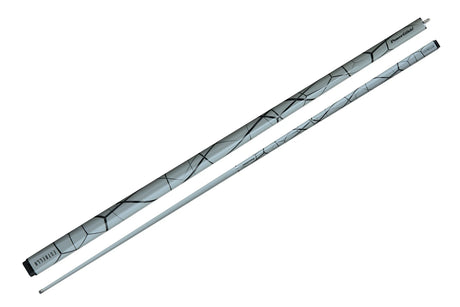PowerGlide Estrella Fiberglass 57 Inch 2 Piece Centre Joint Low Deflection Snooker Cue 10mm Tip